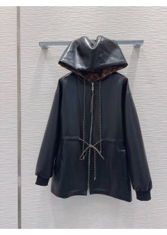 Louis vuitton 2025 FW PU Leather Moto Jacket LV2512660