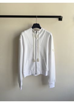 Louis vuitton 2025 Logo Patch Hooded Zip Jacket LV2512743