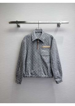 Louis vuitton 2025 SS Monogram Denim Jacket LV2512728