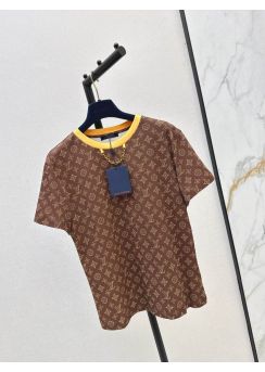 Louis Vuitton Cartoon Stamp Monogram Print T Shirt LV2512160