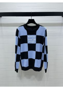 Louis Vuitton Checkboard Intarsia Wool Sweater LV2512619