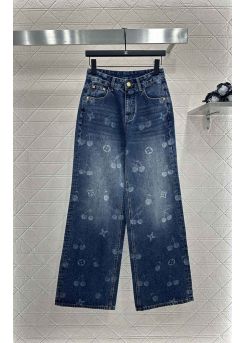 Louis Vuitton Cherry Denim Jeans LV2512372
