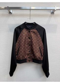 Louis Vuitton Contrast Rib Printed Jacket LV2512419