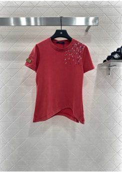 Louis Vuitton Crystal Cutout Tee LV2512378