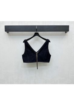 Louis Vuitton Denim Bustier Top LV2512399