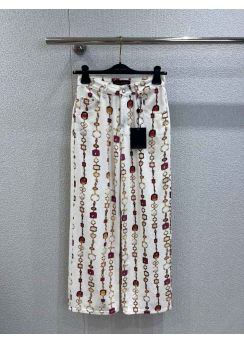 Louis Vuitton Denim Printed Jeans LV2512114