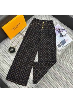 Louis Vuitton Denim Printed Jeans LV2512130