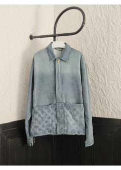 Louis Vuitton Embossed Logo Patch Pocket Coat LV2512177