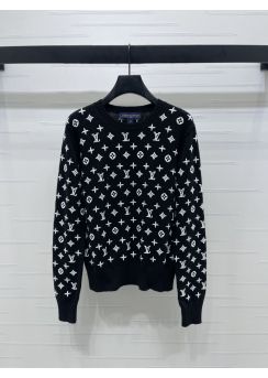Louis Vuitton Embroidered Monogram Jacquard Sweater LV2512590