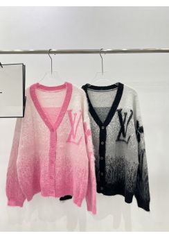 Louis Vuitton gradient logo mohair cardigan LV202512787 LV2512787