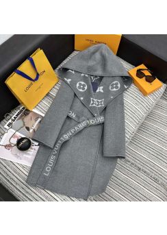 Louis Vuitton Hooded Wool Coat LV2512137