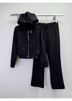 Louis Vuitton Hooded Zip Jacket And Straight Leg Pants Set LV2512196