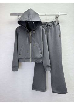Louis Vuitton Hooded Zip Jacket And Straight Leg Pants Set LV2512197