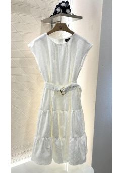 Louis Vuitton Jacquard Belted Dress LV2512369