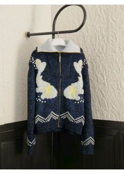 Louis Vuitton Koi Embroidered Knit Sweater LV2512179