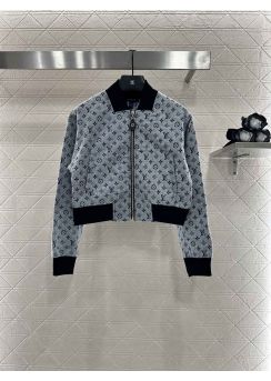 Louis Vuitton Monogram Jacquard Jacket and Pants Set Light Grey Blue Grey LV2512403