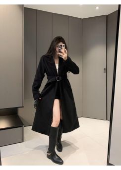 Louis Vuitton Monogram Lined Wool Trench Coat LV2512564