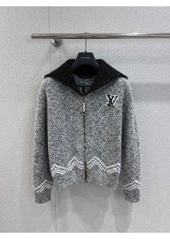 Louis Vuitton Nigo Monogram Intarsia Zip Jacket LV2512206