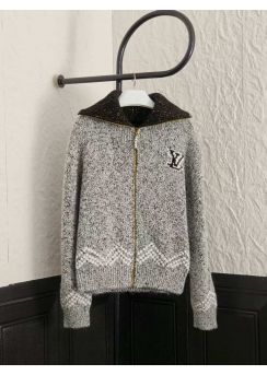 Louis Vuitton Nigo Sailboat Intarsia Zip Knit Jacket LV2512178