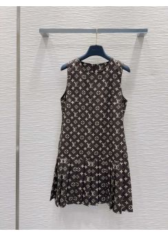 Louis Vuitton Pleated Sleeveless Dress LV2512221