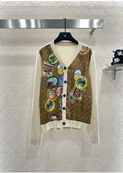 Louis Vuitton Printed Knit Cardigan LV2512353