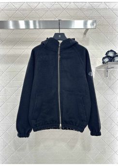 Louis Vuitton Reversible Wool Hooded Coat Monogram Logo LV2512456