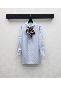 Louis Vuitton Scarf Jacquard Long Shirt LV2512396