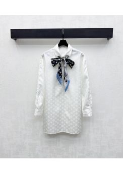 Louis Vuitton Scarf Jacquard Long Shirt LV2512397