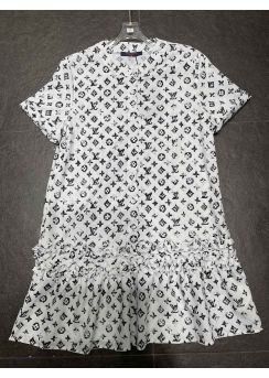 Louis Vuitton Short Sleeve Shirt Dress LV2512548