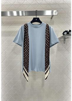 Louis Vuitton Silk Scarf Tee LV2512359