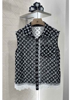 Louis Vuitton Sleeveless Jacquard Shirt LV2512390