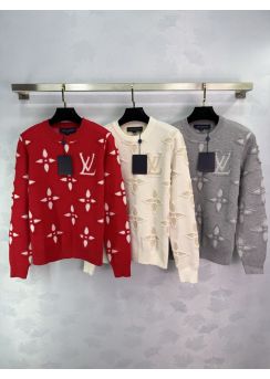 Louis Vuitton Towel Embossed Logo Crew Neck Sweater LV2512191