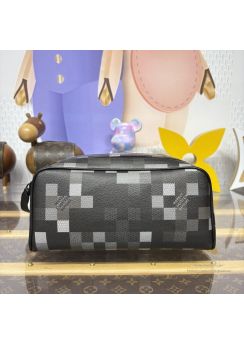 lv-black-and-grey-pixel-check-toiletry-bag-pilvj02188-01