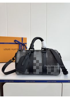 lv-black-and-grey-pixel-check-twin-handle-bag-pilvj01641-01