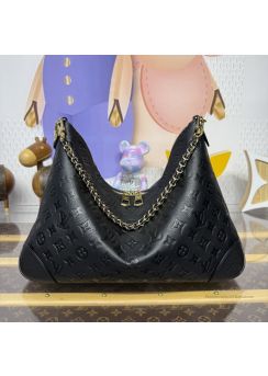 lv-black-embossed-monogram-slouchy-chain-bag-pilvj02130-01