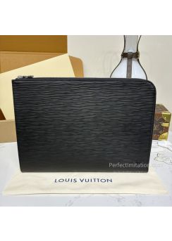 lv-black-ribbed-zip-around-document-pouch-premium-pilvj01352-01