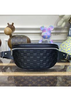 lv-black-textured-check-rectangular-belt-bag-pilvj02259-01