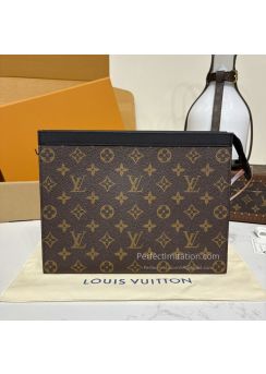lv-brown-monogram-flat-zip-pouch-with-black-top-trim-premium-pilvj01345-01