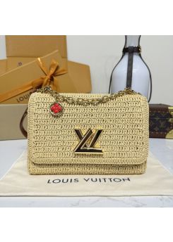lv-beige-woven-look-turn-lock-shoulder-bag-pilvj01309-01