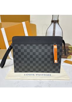 lv-black-and-gray-checkerboard-wristlet-pouch-pilvj01172-01