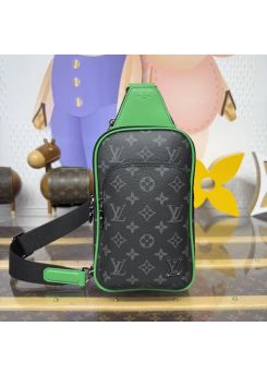lv-black-and-gray-monogram-sling-bag-with-green-trim-pilvj01297-01
