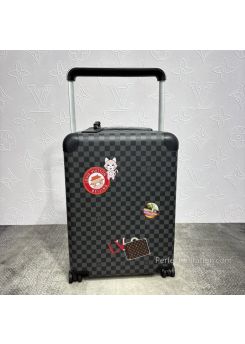 lv-black-and-grey-checkerboard-rolling-suitcase-with-patch-graphics-pilvj01417-01
