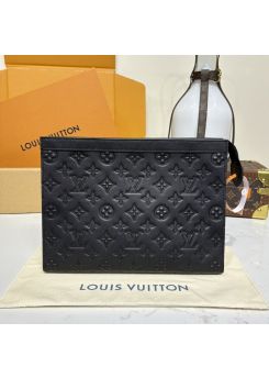 lv-black-embossed-zip-clutch-pilvj01148-01