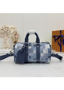 lv-blue-pixel-check-twin-handle-zip-bag-pilvj01647-01