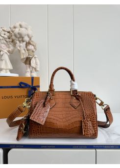 lv-brown-croc-effect-double-handle-bag-pilvj02278-01