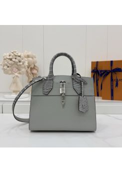 lv-gray-wide-top-handle-bag-with-reptile-pattern-trim-pilvj01156-01