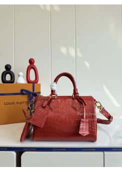 lv-red-croc-effect-twin-handle-bag-premium-pilvj01529-01