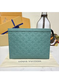 lv-teal-embossed-zip-clutch-pilvj01147-01