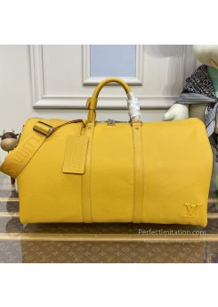 lv-yellow-textured-duffle-bag-pilvj01602-01